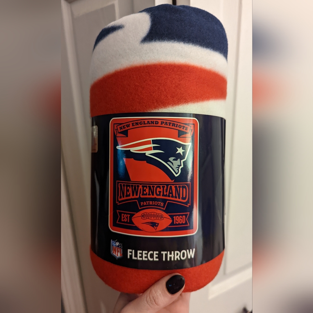 New England Patriots Fleece Throw